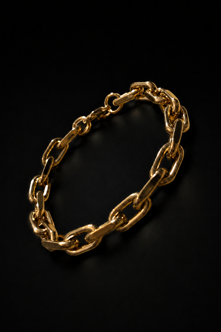 edelstahl armband gold