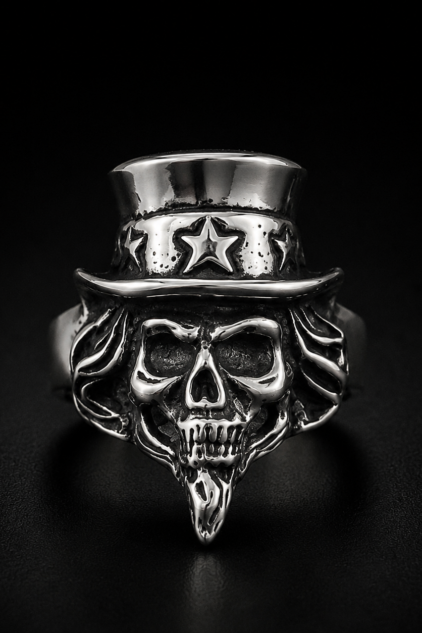 totenkopfring sus edelstahl
