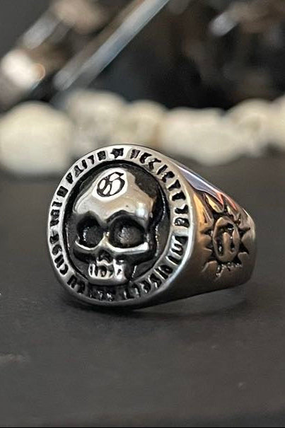 totenkopf ring 316 edelstahl