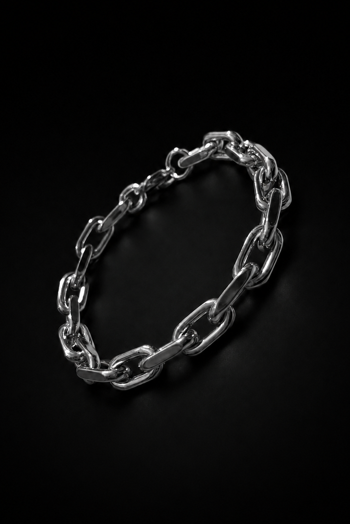 edelstahl armband silber