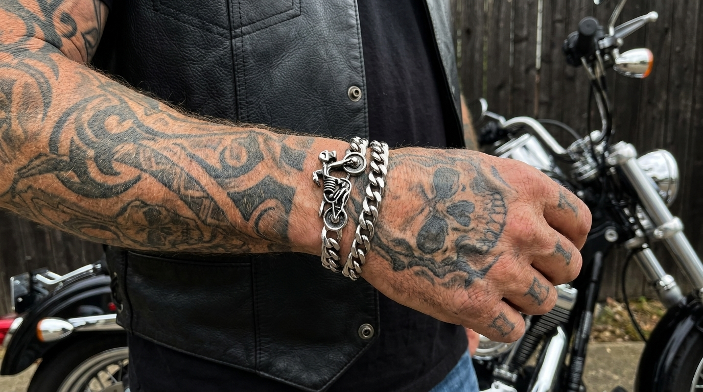 Steel Rider - Bikerarmband
