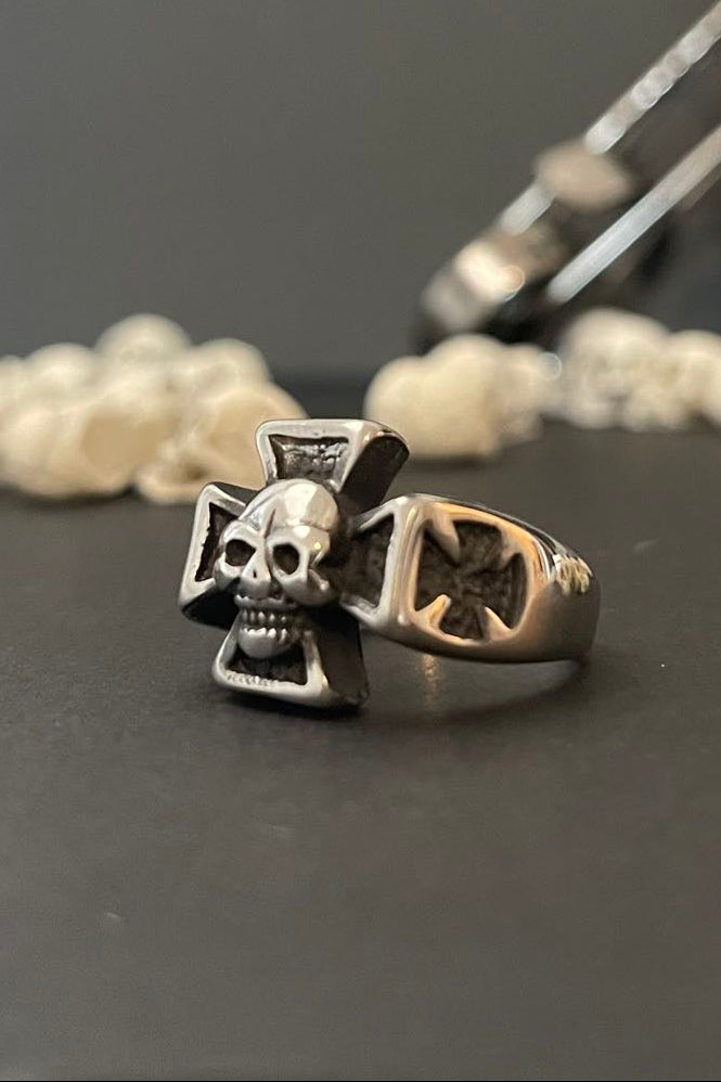 totenkopf ring 316 edelstahl