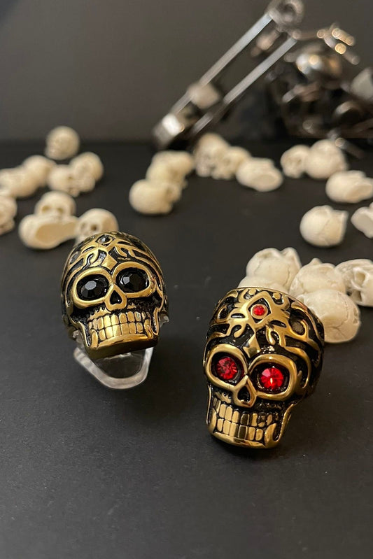 totenkopfring aus 316 edelstahl