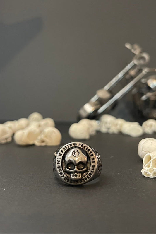 totenkopf ring 316 edelstahl