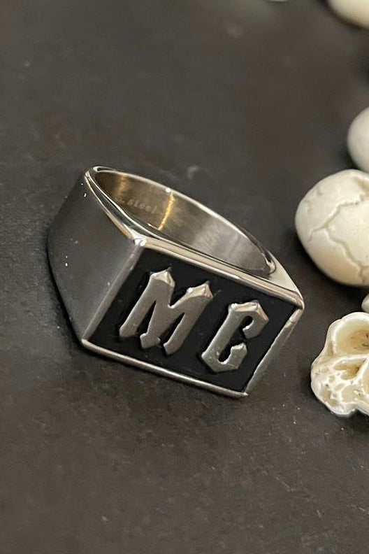 MC biker ring 316 edelstahl