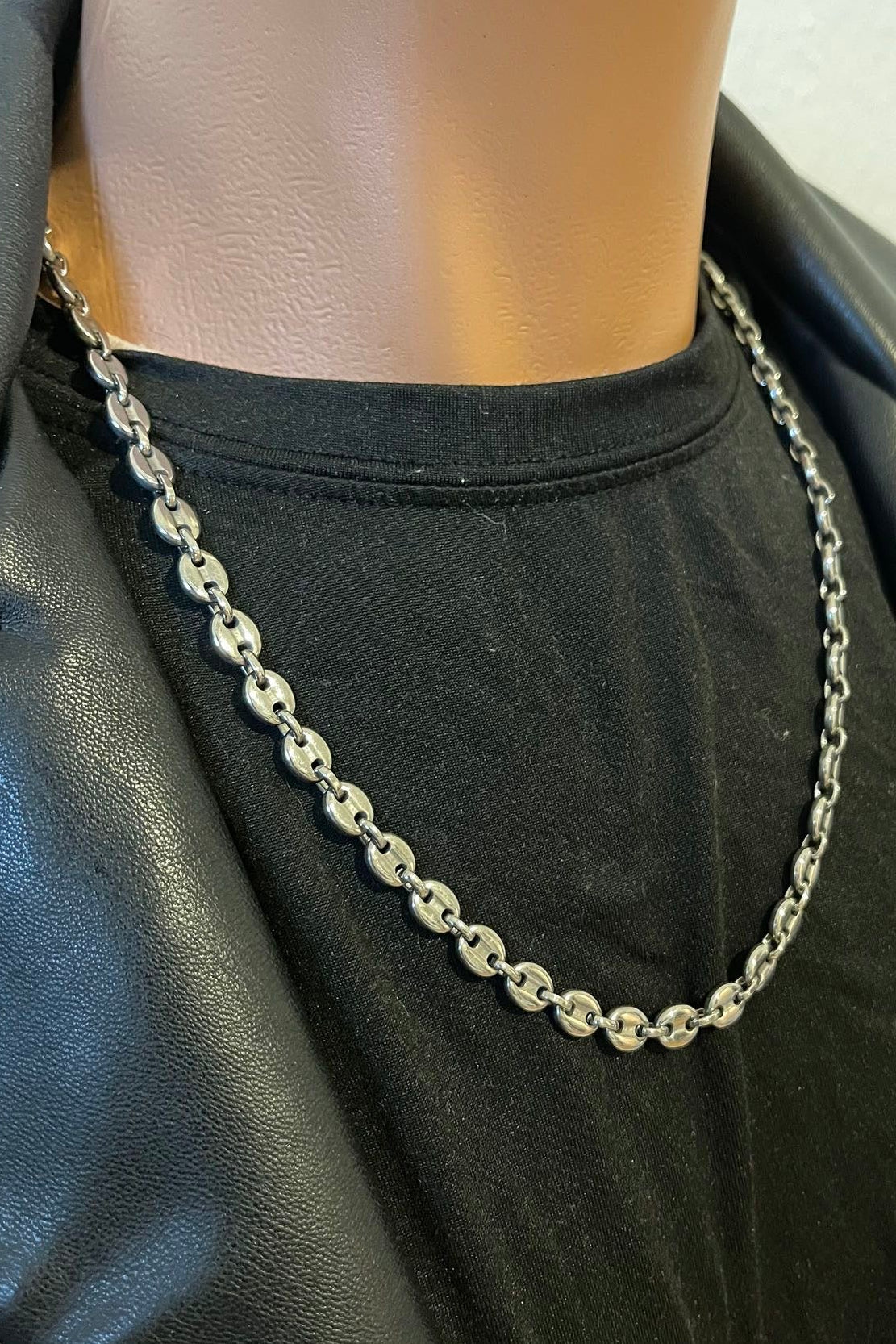 Elegante Edelstahlkette Silber - 8 mm 