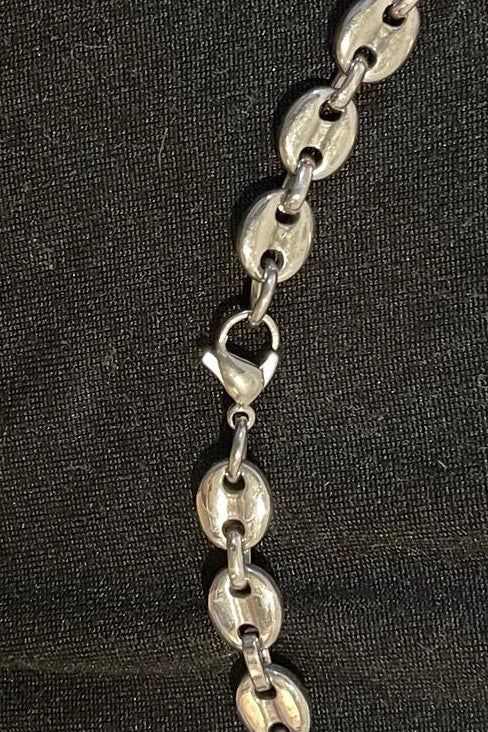 Elegante Edelstahlkette Silber - 8 mm 