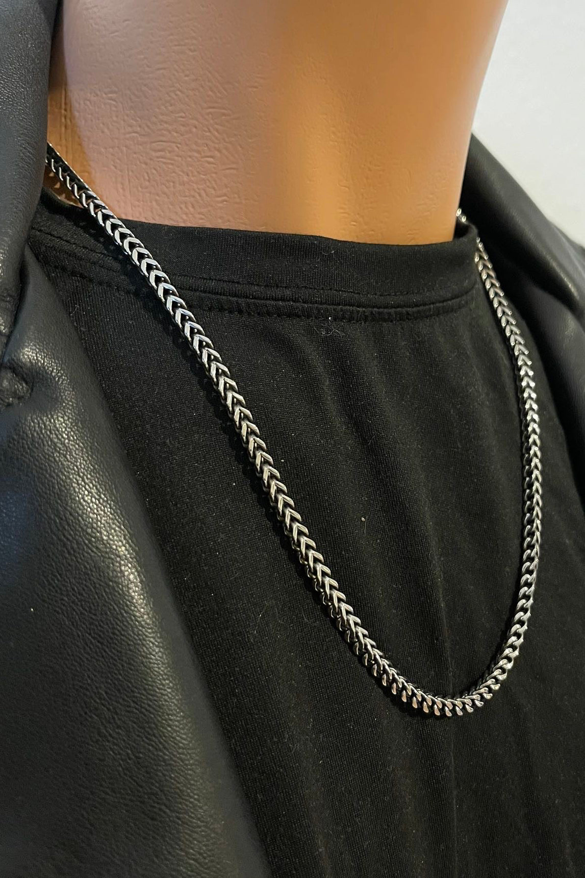 316L Edelstahlkette Schlangenglieder-Design – 4 mm