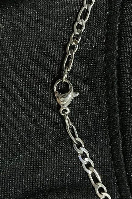 316L Edelstahlkette – Figaro Design - Silber - 3mm