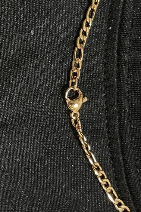 316L Edelstahlkette – Figaro Design - Gold - 3mm