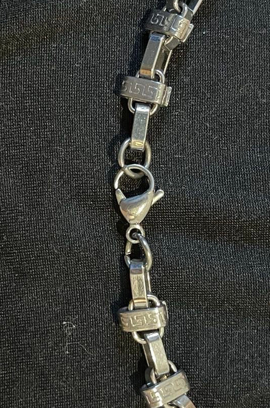 316L Edelstahlkette – markantes Design mit Gravur - 10 mm